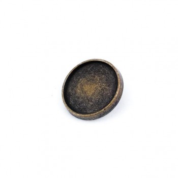 Foot button with enamel stone 25 mm - 40 size E 750