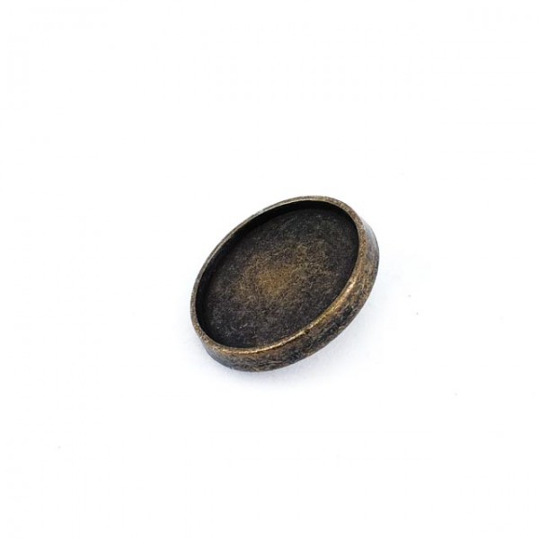 Foot button with enamel stone 25 mm - 40 size E 750