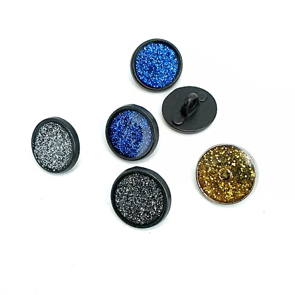 15 mm - 24 L Enamel Metal Shank Button Jacket and Cardigan Button E 778