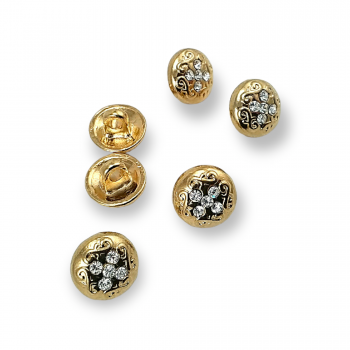 11 mm - 18 L Blouse Buttons Rhinestone Buttons E 792