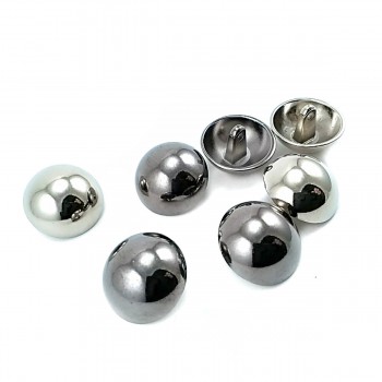 19 mm 31 L Half Ball Button Shank Metal Button E 86