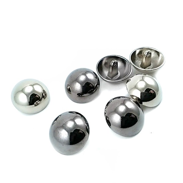 19 mm 31 L Half Ball Button Shank Metal Button E 22