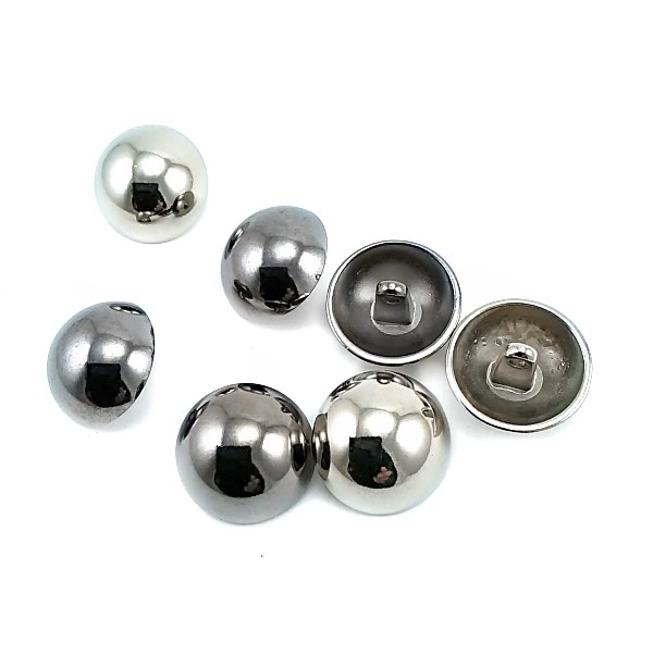 19 mm 31 L Half Ball Button Shank Metal Button E 22