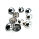 16 mm - 26 L Half Ball Shaped Shank Button for Clothes E 90