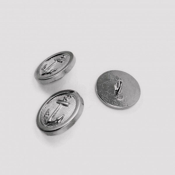 20 mm - 32 L Blazer Jacket Button Ship Anchor Crest E 909