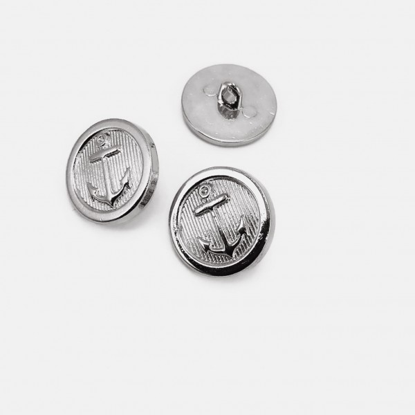 20 mm - 32 L Blazer Jacket Button Ship Anchor Crest E 909