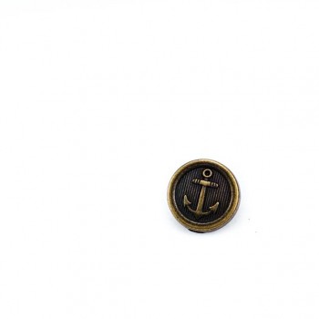 Anchor Printed Metal button 15 mm - 24 size E 911