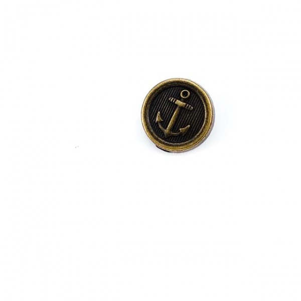 Anchor Printed Metal button 15 mm - 24 size E 911