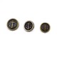 Anchor Printed Metal button 15 mm - 24 size E 911