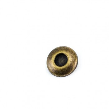 17 mm - 27 size Round Simple Footed Button E 947