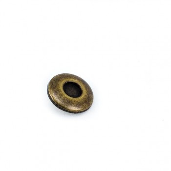 17 mm - 27 size Round Simple Footed Button E 947