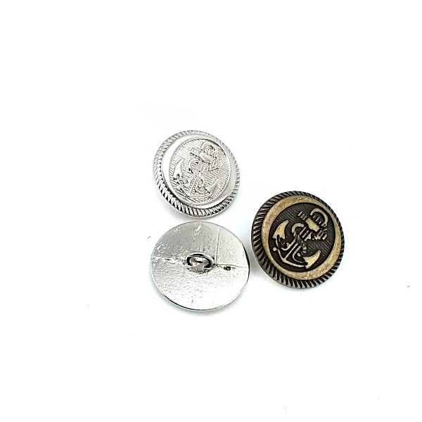 21 mm - 32 lignes Ship Anchor Pressed Foot Button E 953