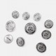 Blazer Metal Button Set (10 pcs) Jacket Button and Cufflinks E 965 SET28