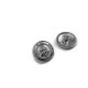 21 mm - 32 lignes Shield Printed Footed Button E 965