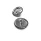 21 mm - 32 lignes Shield Printed Footed Button E 965