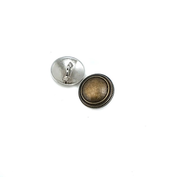 20 mm - 31 size Plain metal jacket button E 979