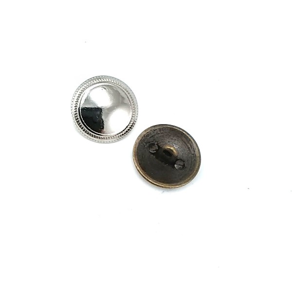 20 mm - 31 size Plain metal jacket button E 979