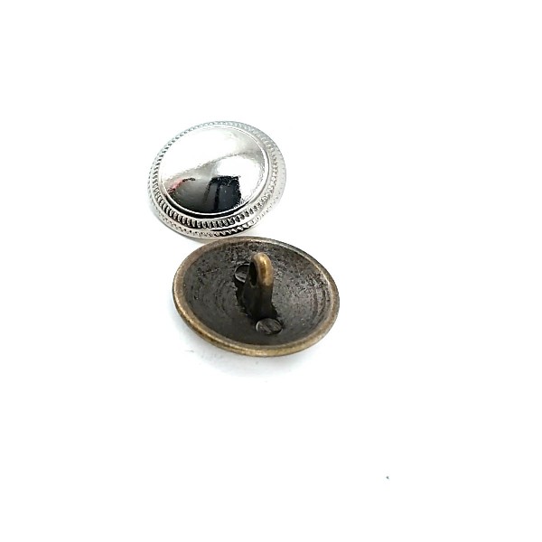 20 mm - 31 size Plain metal jacket button E 979