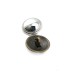 20 mm - 31 size Plain metal jacket button E 979
