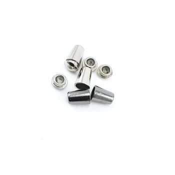 11 mm Metal Kordon Ucu Çap 5 mm boy E 103 Kapaklı