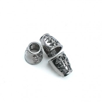 4 mm Inlet Diameter Length 9 mm Cord End Metal E 1603