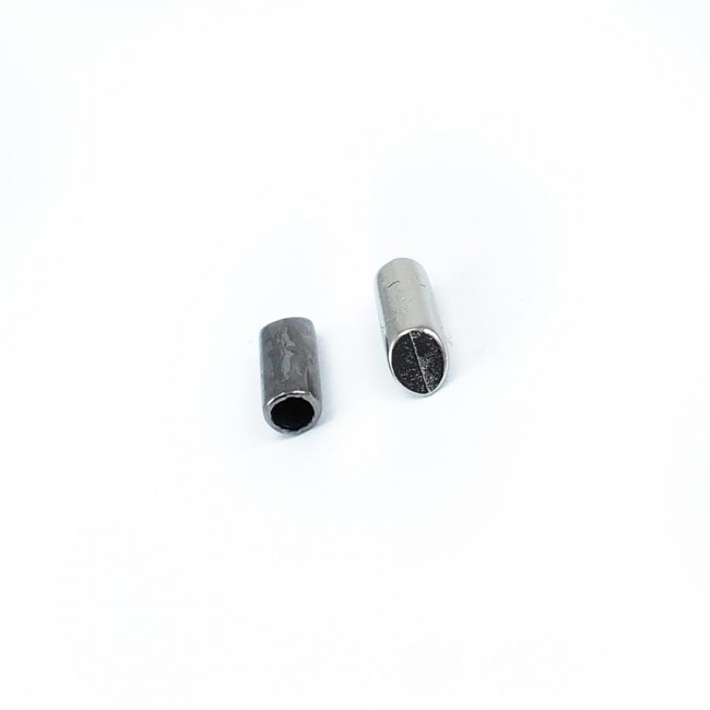 Bağcık ucu metal çap 5 mm boy 14 mm E 1725 Bağcık ucu metal çap 5 mm boy 14 mm E 1725