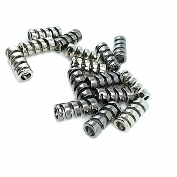 Çap 4,8 mm Bağcık Ucu Metal Spiral E 2125