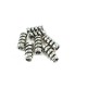 Çap 4,8 mm boy 17,4 mm Metal Spiral Bağcık Ucu  E 2125