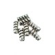 Çap 4,8 mm boy 17,4 mm Metal Spiral Bağcık Ucu  E 2125