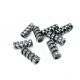 Çap 4,8 mm boy 17,4 mm Metal Spiral Bağcık Ucu  E 2125