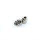 Cord End Hole Diameter 4 mm Metal Length 15 mm E 407