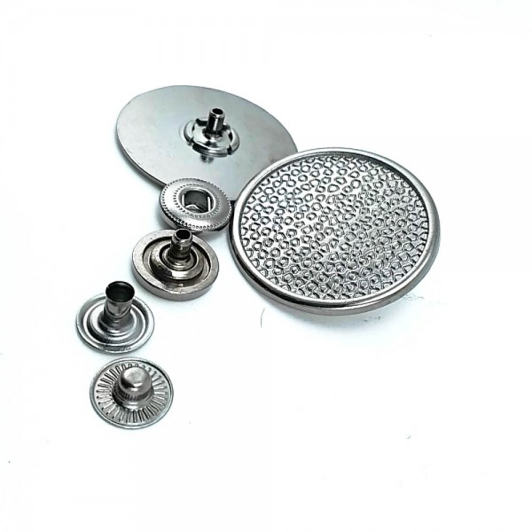 34 mm 54 L Snap Fasteners Button Patterned B 28