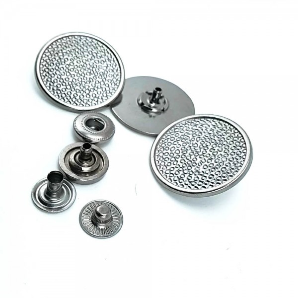 27 mm 43 L Outerwear Snap Fasteners Patterned Snap Button B 29