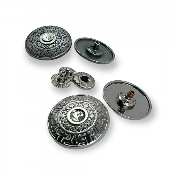 26 mm 42 L  Rhinestone Snap Button for Jacket and Coat Button B 47