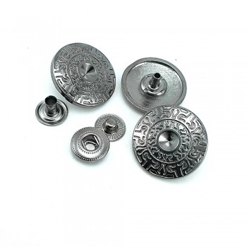 23 mm 36 L Rhinestone Snap Fasteners Button for Coat B 48
