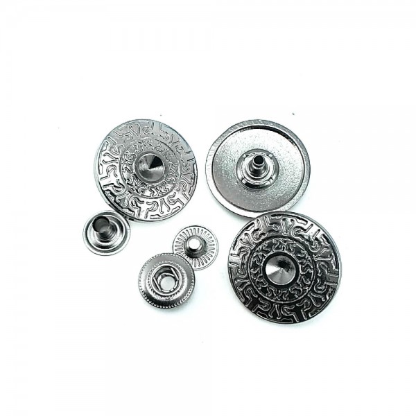 23 mm 36 L Rhinestone Snap Fasteners Button for Coat B 48