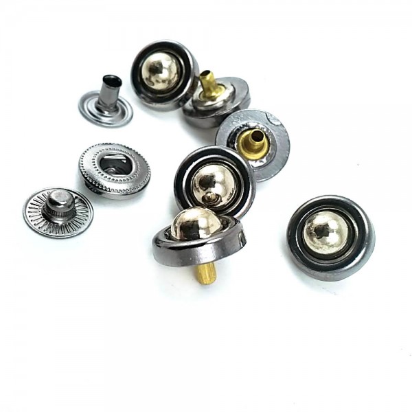 14 mm 22 L Double Color Metal Snap Fasteners Button B 70