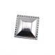 25 x 25 mm Square Snap Fasteners Button with Pyramid Design B 76
