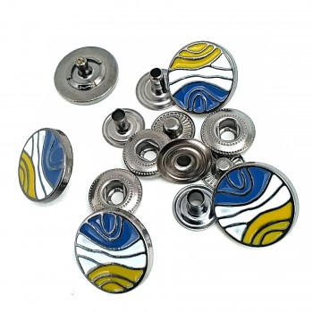 17 mm Snap Fastener Enamel Color Snap Button B 88