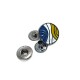 17 mm Snap Fastener Enamel Color Snap Button B 88