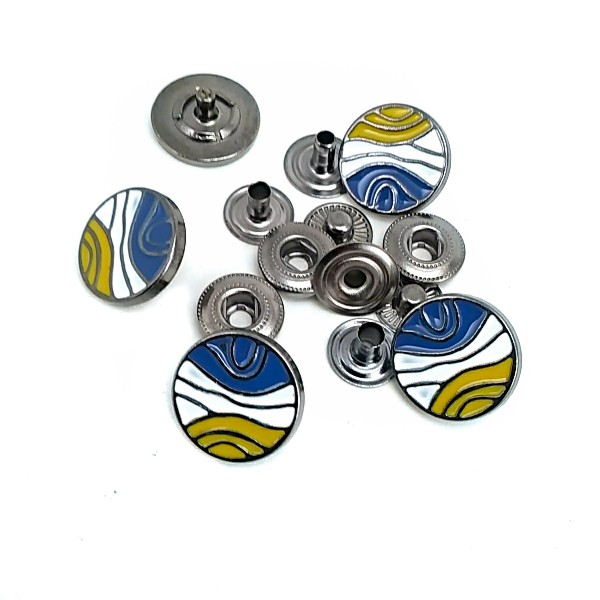 17 mm Snap Fastener Enamel Color Snap Button B 88