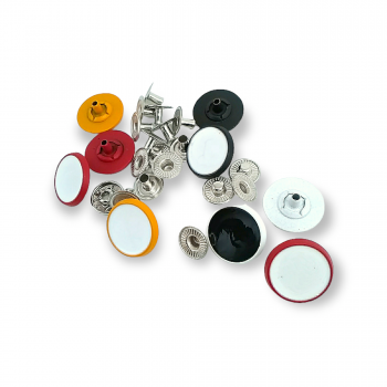 18 mm - 29 L  Enamel Snap Fasteners Simple and Aesthetic Snap Button E 1002