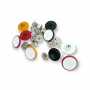 18 mm - 29 L  Enamel Snap Fasteners Simple and Aesthetic Snap Button E 1002