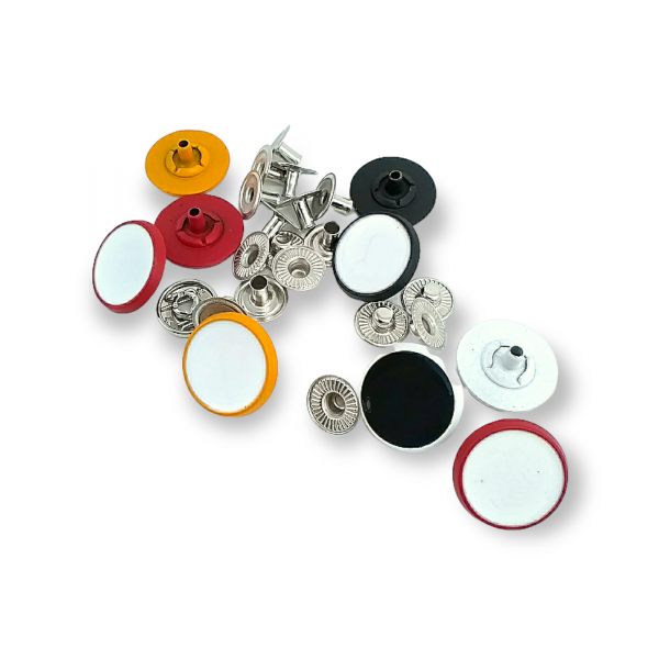 18 mm - 29 L  Enamel Snap Fasteners Simple and Aesthetic Snap Button E 1002