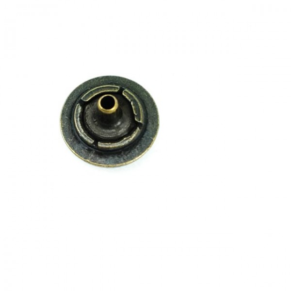 15 mm - 24 L Line Pattern Snap Fasteners Button Coat Snap E 1025