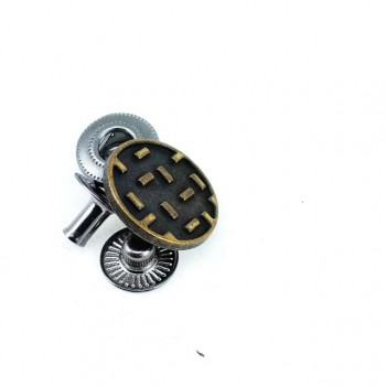 17 mm - 27 L Enamel Coat and Coat Snap Button E 1075