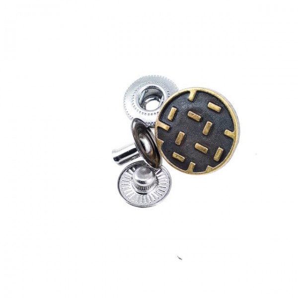 17 mm - 27 L  Enamel Coat and Coat Snap Button E 1075