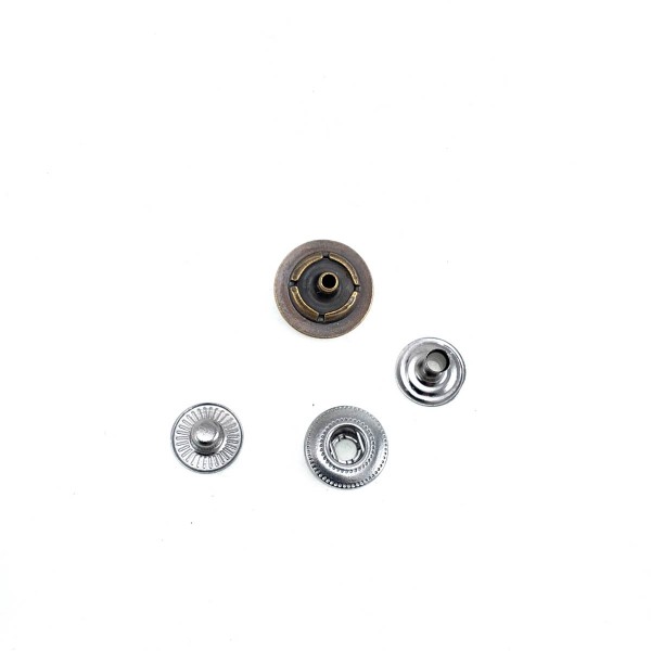 15 mm  24 L  Metal Snap fasteners Button E 1137