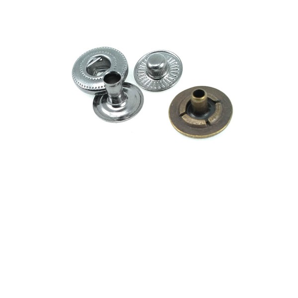 12 mm - 18 L  Heart Pattern Snap fasteners for Clothes E 1180