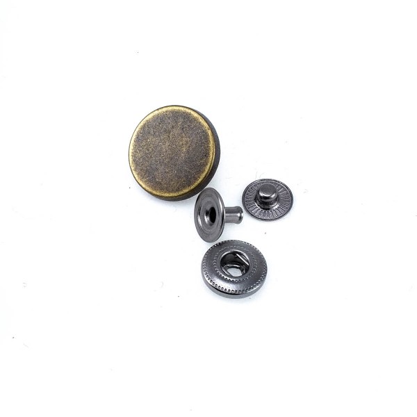 20 mm 32 L Flat Coin Shape Snap Fasteners Button E 1261